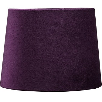 Aksamitny abażur Sofia śliwkowy 40cm